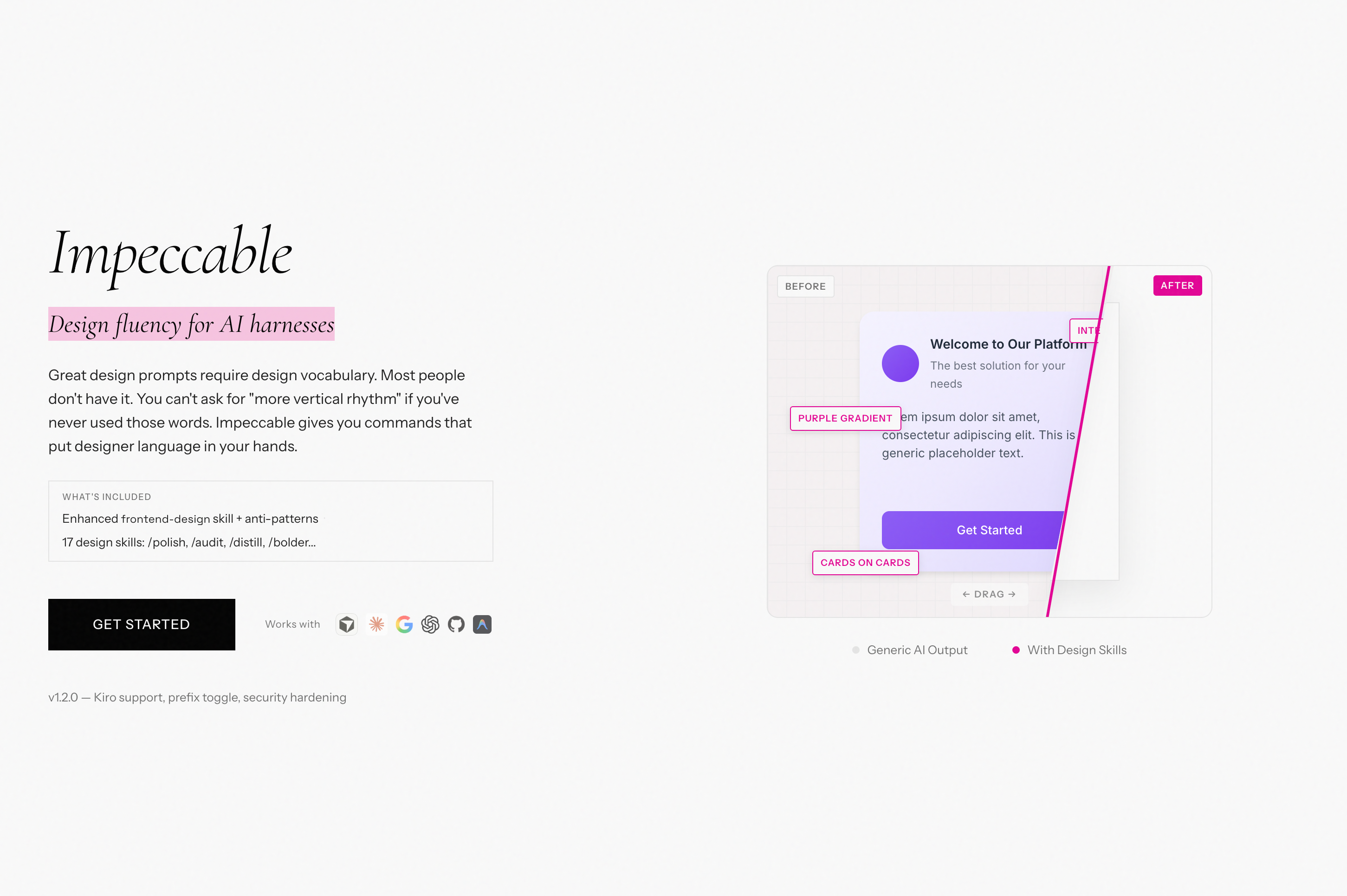 This may be a solution if your design doesn’t look good when building with LLMs